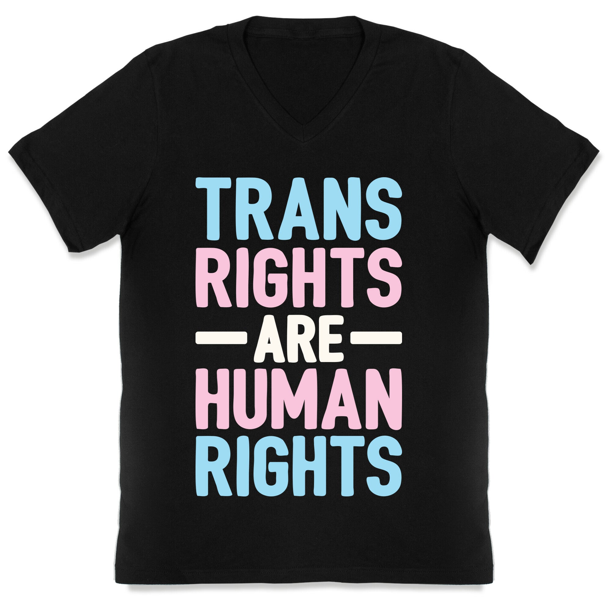 Trans Rights Are Human Rights V-Neck